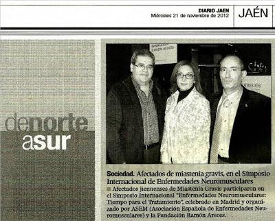 El Simposio internacional de ENFERMEDADES NEUROMUSCULARES en DIARIO JAÉN El Simposio internacional de ENFERMEDADES NEUROMUSCULARES en DIARIO JAÉN