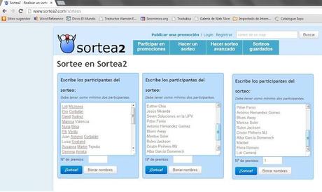 SORTEO - DRAW - TIRAGE AU SORT SORTEO - DRAW - TIRAGE AU SORT