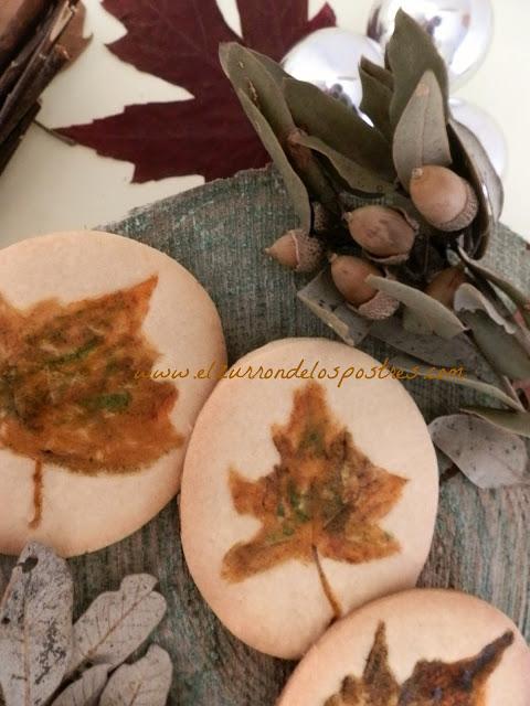 Galletas Hojas de Otoño Galletas Hojas de Otoño