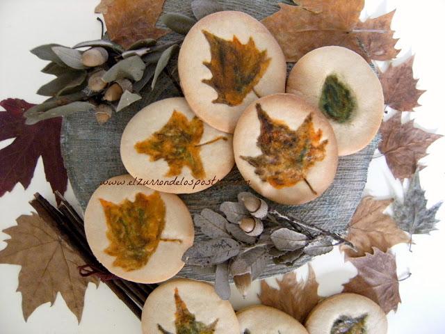 Galletas Hojas de Otoño Galletas Hojas de Otoño