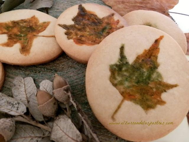 Galletas Hojas de Otoño Galletas Hojas de Otoño