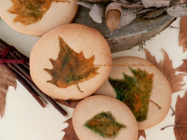 Galletas Hojas de Otoño Galletas Hojas de Otoño