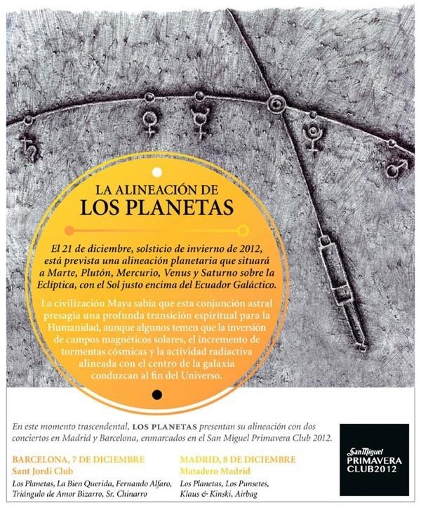 La Alineacion de Los Planetas Primavera Club, el festival de música independiente invernal llega a Barcelona, Madrid y Guimaraes