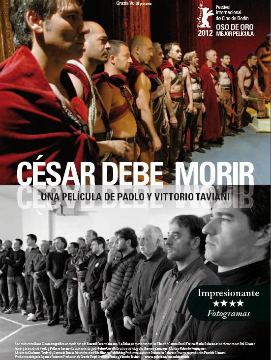 cesar debe morir cartel Estrenos del 23 de noviembre