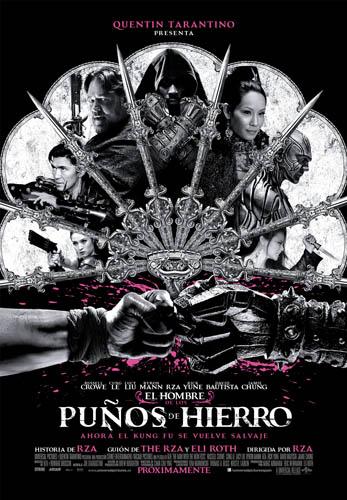 hombre puños hierro cartel Estrenos del 23 de noviembre