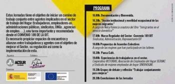 Jornadas en Murcia sobre la implantación en España del Convenio 189 de la OIT
