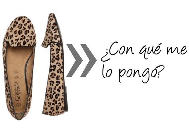 ¿Con qué me lo pongo? Slippers Leopard print