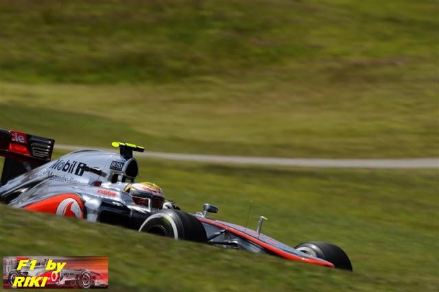 LIBRES 2 AL GP DE BRASIL 2012 - HAMILTON NO SUELTA LA PUNTA