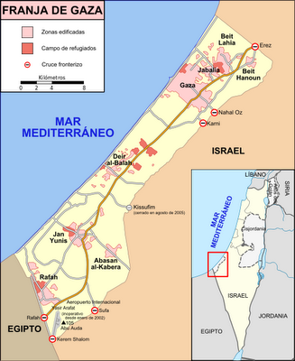 Franja de Gaza, una semana bajo las bombas israelitas.