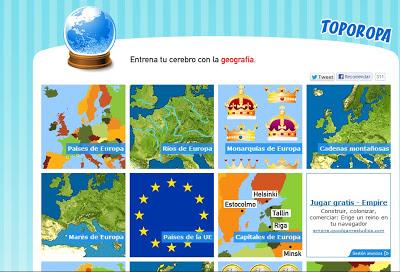 TOPOROPA: una web de la UE para poner a prueba tus conocimientos de historia y geografía de Europa