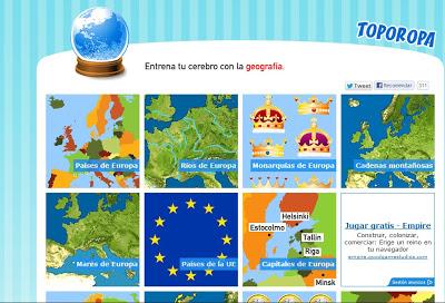 TOPOROPA: una web de la UE para poner a prueba tus conocimientos de historia y geografía de Europa TOPOROPA: una web de la UE para poner a prueba tus conocimientos de historia y geografía de Europa