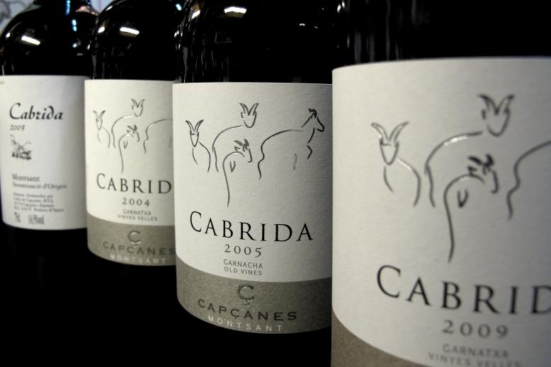 Cata de Capçanes en la Vinacoteca Cabrida 2003 a 2009