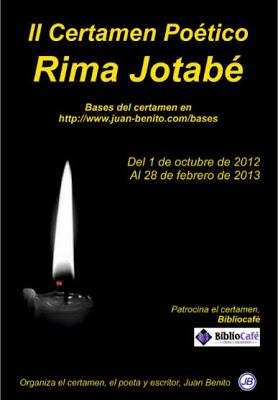 II Certamen Poético, Rima Jotabé II Certamen Poético, Rima Jotabé