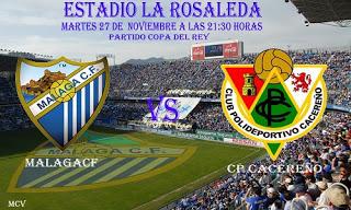 MALAGA CF vs CP CACEREÑO MALAGA CF vs CP CACEREÑO