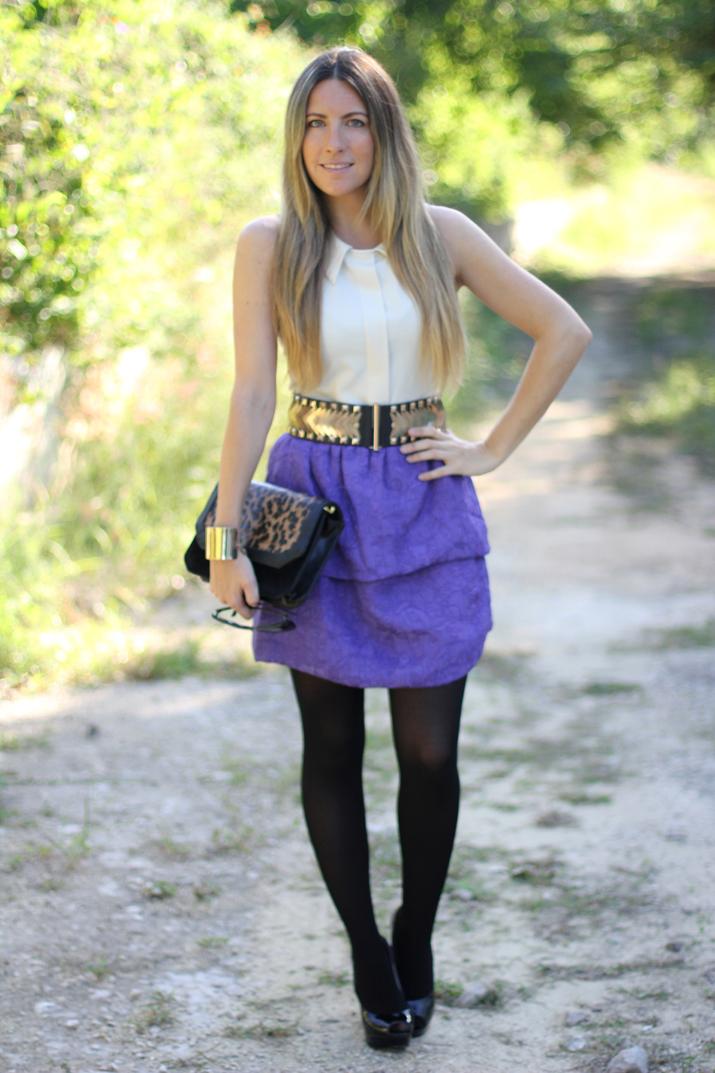 Brocade look Brocade trend Spanish fashion blogger