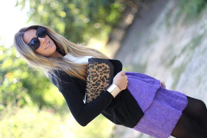 How to wear leopard print blog How to combine animal print clutch