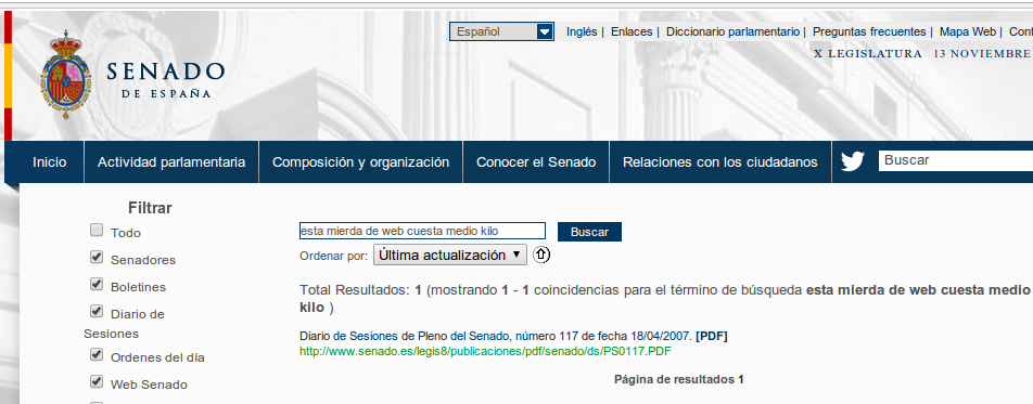 Web Senado 500000