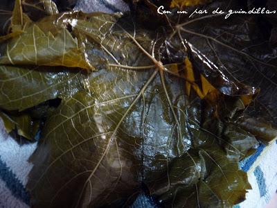 Hoja de parra para dolma de arroz Hoja-parra-dolma
