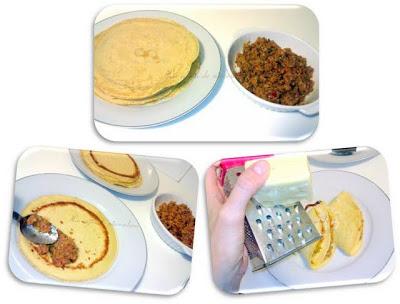 Crepes de chorizo Crepes de chorizo