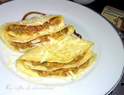 Crepes de chorizo Crepes de chorizo