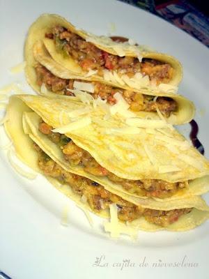 Crepes de chorizo Crepes de chorizo