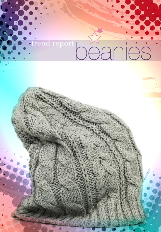 trend report... beanies trend report... beanies
