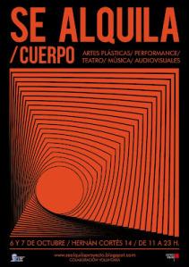 sealquila cuerpo cartel PEQUEÑO De vuelta