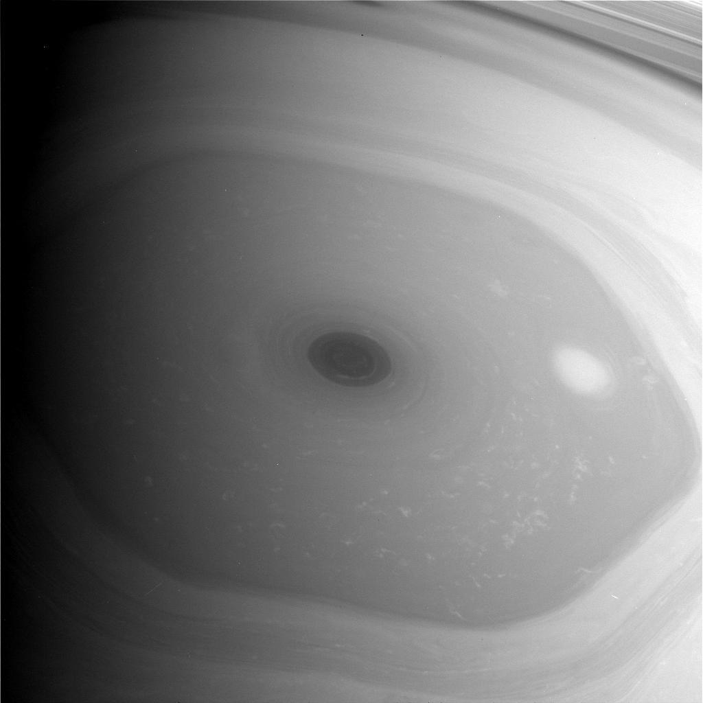 El polo norte de Saturno El polo norte de Saturno