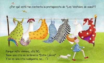 Encuentros con Mónica Carretero, autora de 'Los vestidos de mamá' Encuentros con Mónica Carretero, autora de 'Los vestidos de mamá'