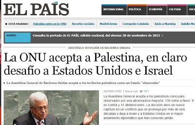 PALESTINA: ESTADO OBSERVADOR DE LA ONU PALESTINA: ESTADO OBSERVADOR DE LA ONU