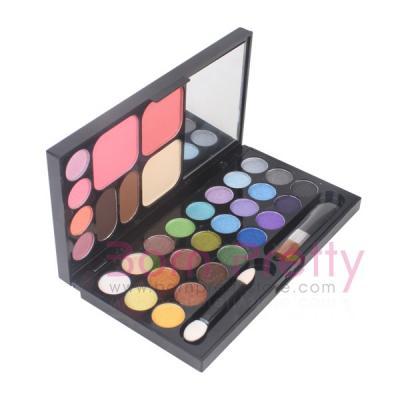 24 colores de sombra de ojos 9 colores rubor maquillaje paleta Cosmetic 3006 # 2