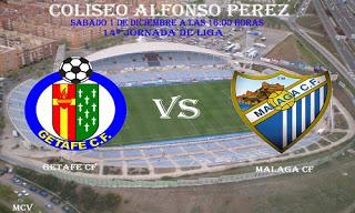 GETAFE CF vs MALAGA CF GETAFE CF vs MALAGA CF