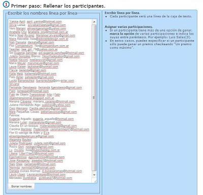 Resultado del 1° sorteo de Ponete el delantal!! Resultado del 1° sorteo de Ponete el delantal!!