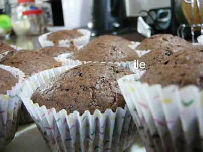 Muffins de chocolate Muffins de chocolate