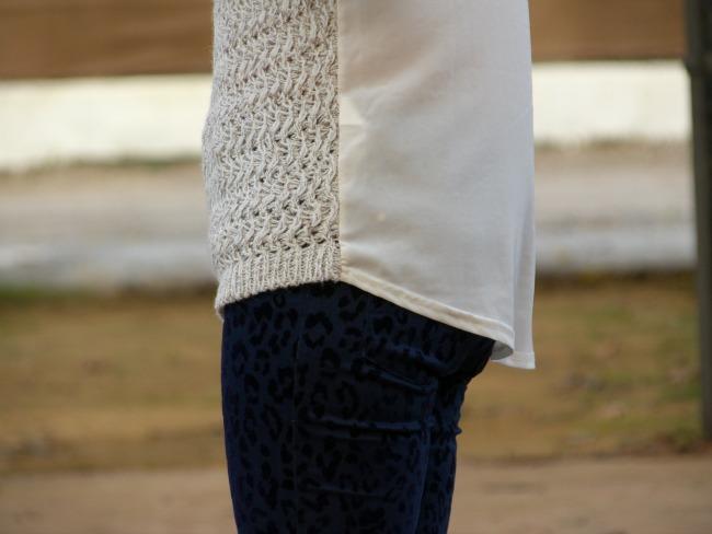 MIX SWEATER + LEO PANTS MIX SWEATER + LEO PANTS