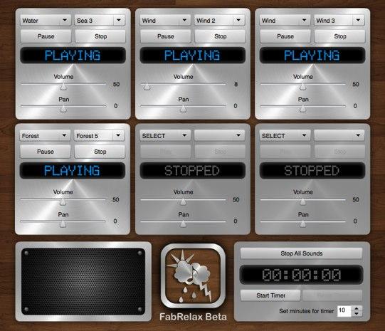 fabrelax-relajacion FabRelax : Sonidos para relajarse