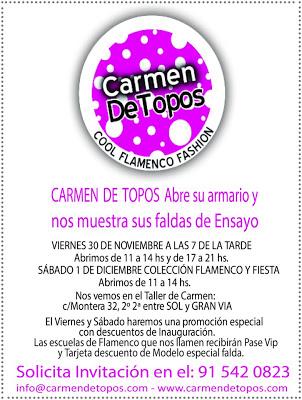 Carmen de Topos, una moda muy flamenca Carmen de Topos, una moda muy flamenca
