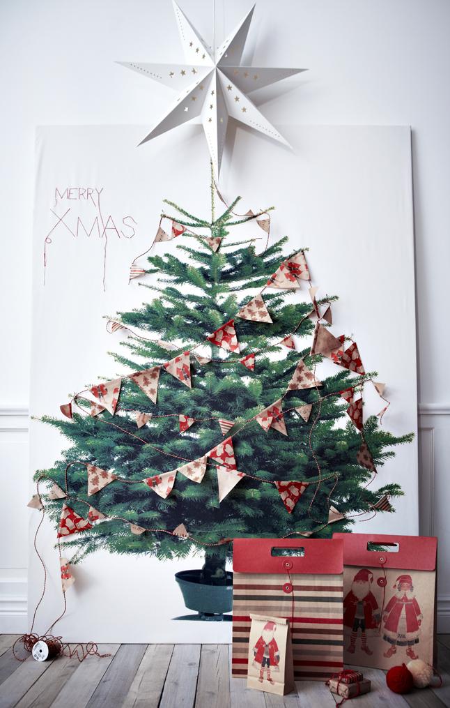 Deco-Navidad: La tela del árbol de Navidad de IKea