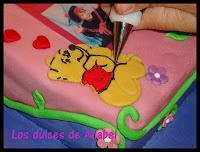 Tarta con oblea en la 