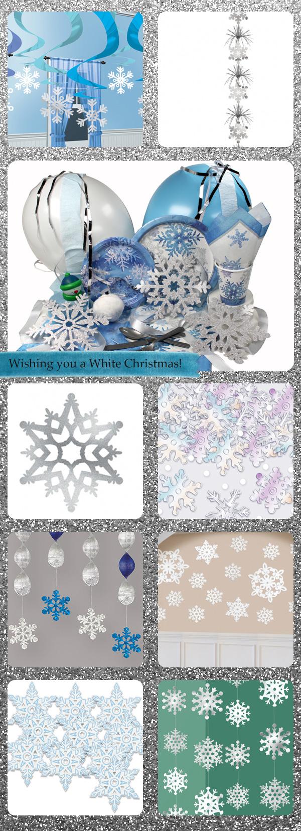 fiesta-nieve ideas para una fiesta de Navidad