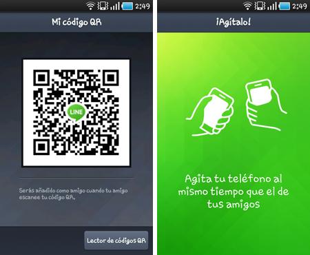 Añadir amigos agitando vuestro móvil... Añadir amigos agitando vuestro móvil...