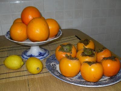 Mermelada de naranja y caqui
