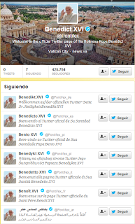 El Papa se hace una cuenta de Twitter (con la Iglesia hemos 