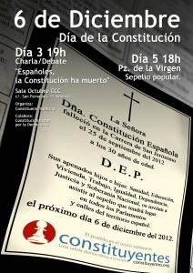 Hoy se entierra la Constitución Española. Hoy se entierra la Constitución Española.