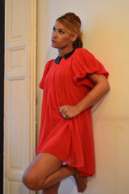 Un vestido rojo. Look Blancanieves.