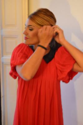 Un vestido rojo. Look Blancanieves.