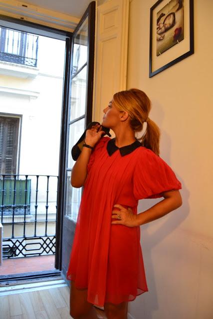 Un vestido rojo. Look Blancanieves.