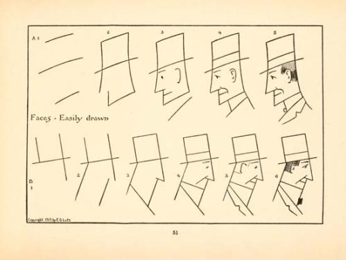 Dibujando “Señores con Sombrero” Dibujos y Sombreros - 1868