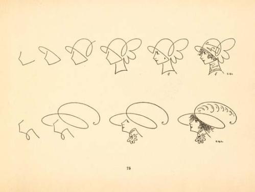 Dibujando “Señores con Sombrero” Dibujos y Sombreros - 1868