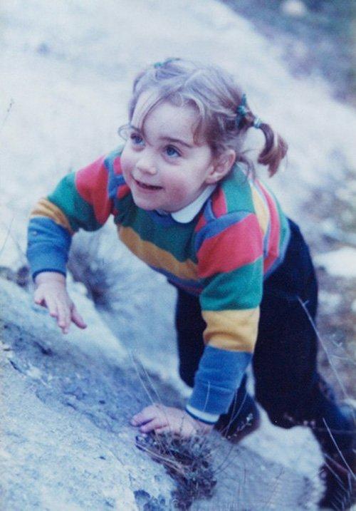 Tiernas imágenes de la infancia de Kate Middleton